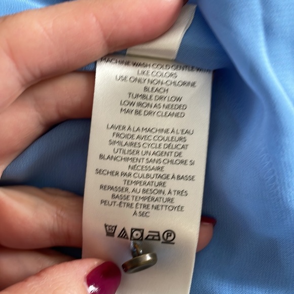 MAEVE light blue top ANTHROPOLOGIE - Picture 7 of 8